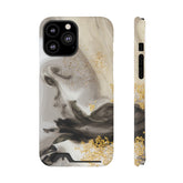 Gold Glitter - Card Holder Cases iPhone 13 Pro Max Glossy Without gift packaging - phone cases
